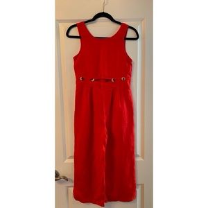 Zara KIDS Girl Flowing Linen Jumpsuit